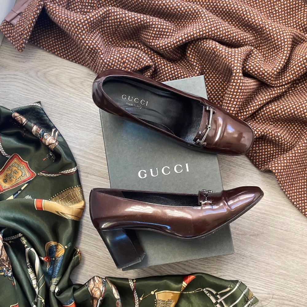 Vintage GUCCI Loafer Heels - IN ORIGINAL BOX